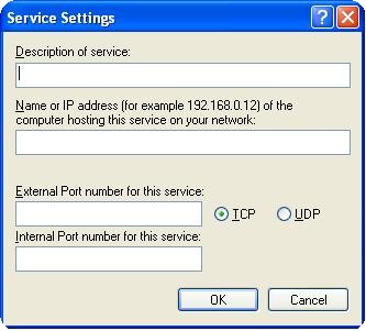 Service settings